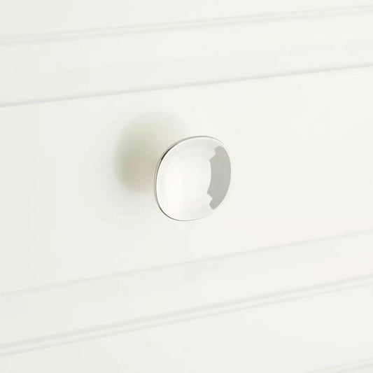 Signature Hardware - 1-9/16" Dolorue Cabinet Knob - Polished Nickel