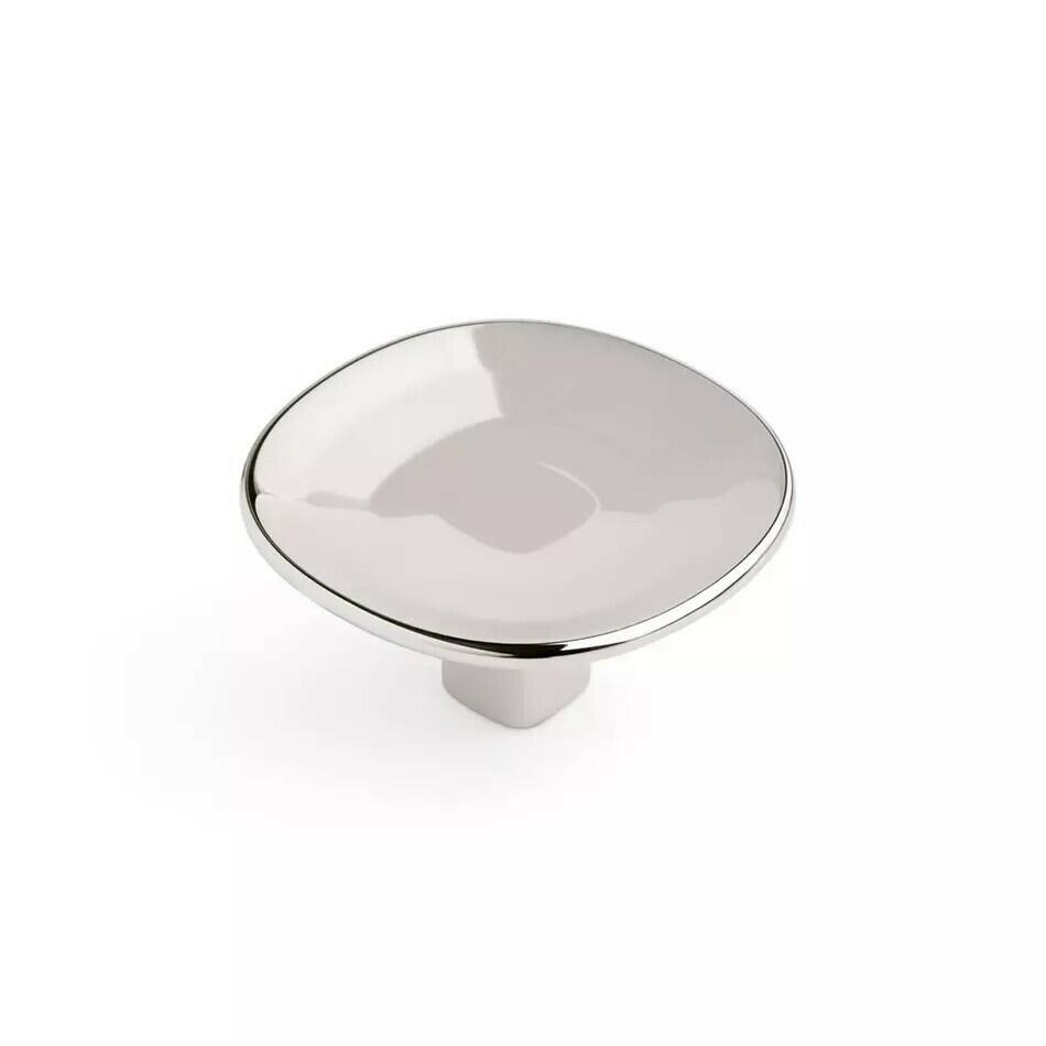 Signature Hardware - 1-9/16" Dolorue Cabinet Knob - Polished Nickel