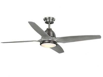 Progress Lighting-P250009-081-30-Alleron-56" 4 Blade Ceiling Fan w/Light Nickel