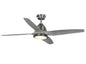 Progress Lighting-P250009-081-30-Alleron-56" 4 Blade Ceiling Fan w/Light Nickel