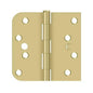 Deltana S44058TT4 - 4"x 4"x 5/8"x SQ Hinge in Polished Brass