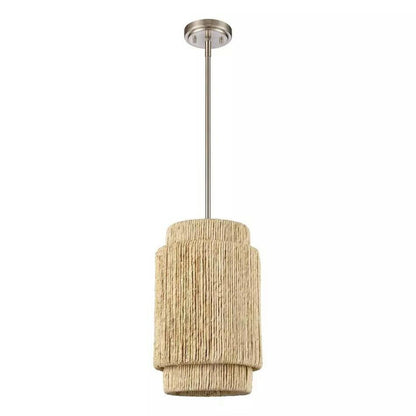 Signature Hardware - Caviana Pendant - Brushed Nickel - Single Light