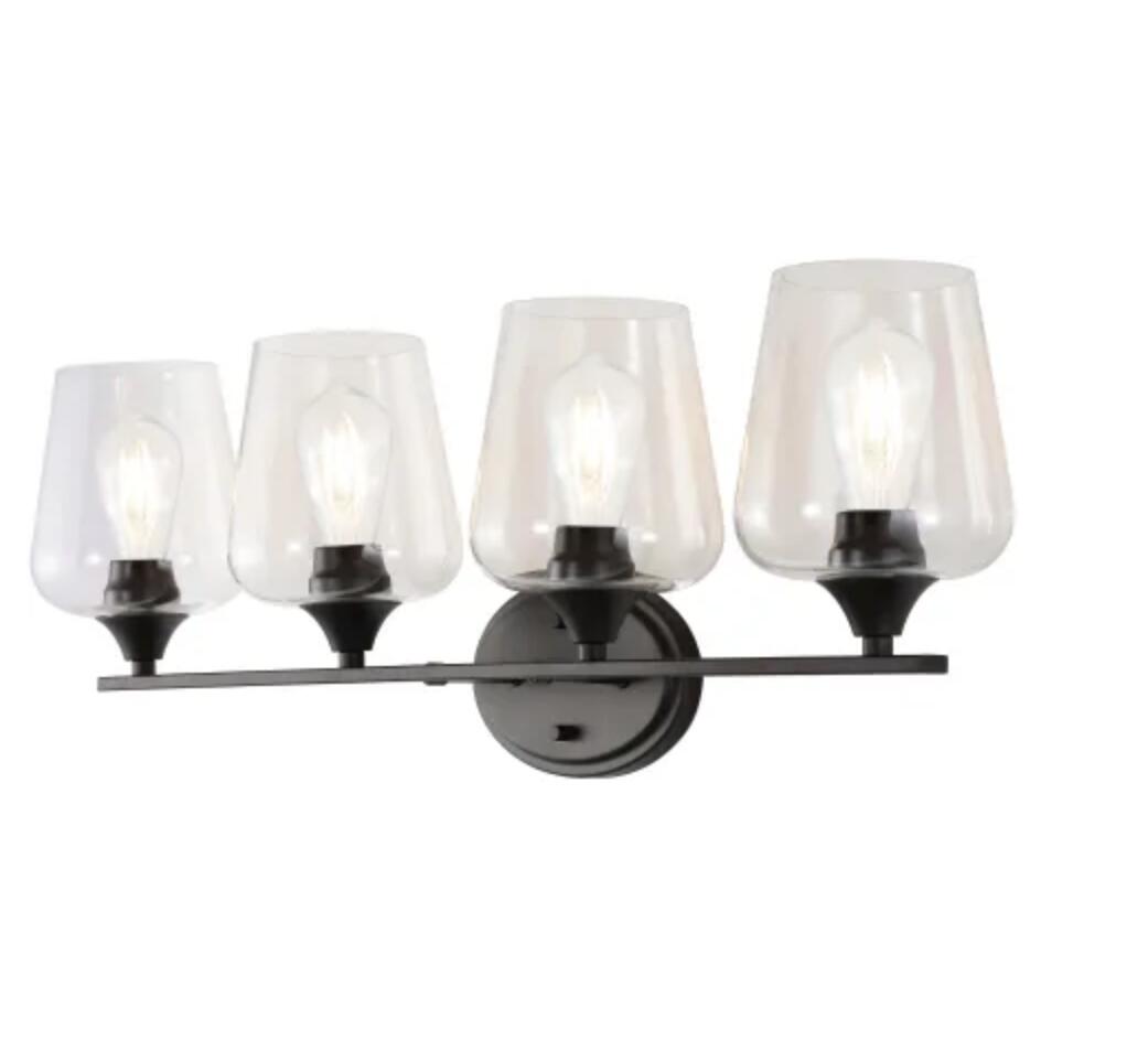 JONATHAN Y Lighting-JYL7548A-Jayne 4 Light 32" Wide LED Bathroom Vanity Light