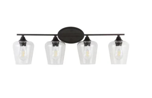 JONATHAN Y Lighting-JYL7548A-Jayne 4 Light 32" Wide LED Bathroom Vanity Light