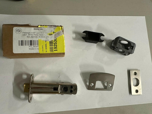 Signature Hardware-Passage 2-3/4" Latch Set - Satin Nickel