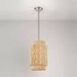 Signature Hardware - Caviana Pendant - Brushed Nickel - Single Light