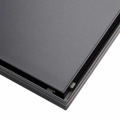 Signature Hardware - 4" Cohen Square Tile-In Shower Drain - Matte Black