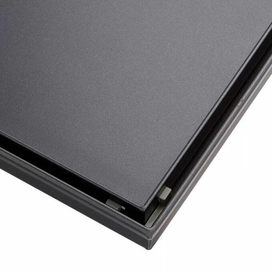 Signature Hardware - 4" Cohen Square Tile-In Shower Drain - Matte Black