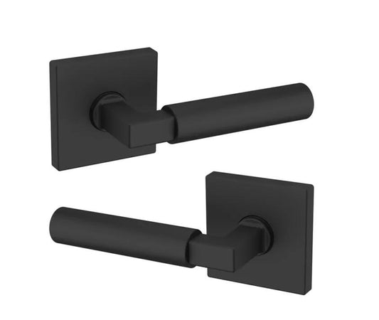 Baldwin L029.190.FD Gramercy Full Dummy Door Lever - Satin Black