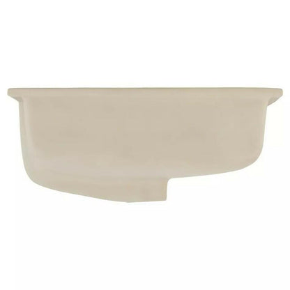 Signature Hardware - Destin White Square Porcelain Undermount Bathroom Sink
