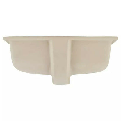 Signature Hardware - Destin White Square Porcelain Undermount Bathroom Sink