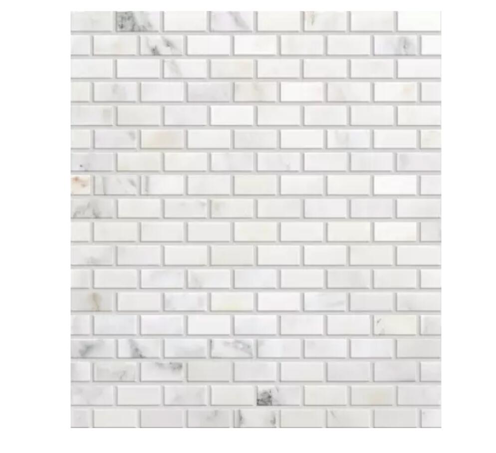 Daltile Marble - 1" x 1" Rectangle Floor and Wall Tile - Polished Visual