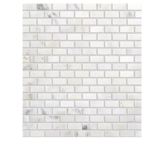 Daltile Marble - 1" x 1" Rectangle Floor and Wall Tile - Polished Visual