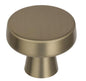 Amerock BP55270BBZ Blackrock 1-5/16" Mushroom Cabinet Knob Golden Champagne-7 Pc