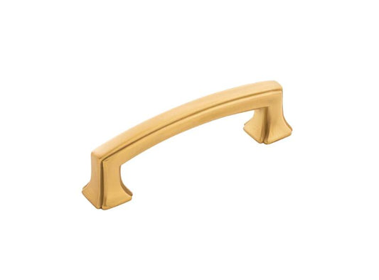 Hickory Hardware P3231-BGB-10B - Bridges 3" C2C Brushed Golden Brass (10 Pack)