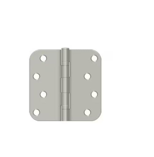 Deltana 4 x 4 Satin Nickel Door and Butt Hinge (Pair) - S44R5BB15