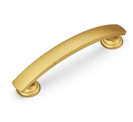 Hickory Hardware P2141-BGB American Diner 3-3/4 in Modern Arch Cabinet Pull Gold