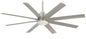 Minka Aire - F888L-BNW - Slipstream LED - 65" Ceiling Fan - Brushed Nickel
