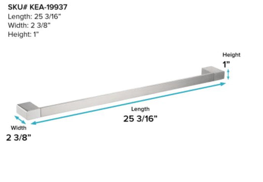 Kraus KEA-19937BN - Stelios 24" Towel Bar - Brushed Nickel