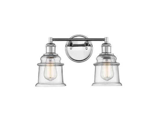 Millennium Lighting 2-Light Bath Vanity 2342-CH 9" Tall and 14.75" Wide , Chrome