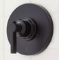 SignatureHardware Greyfield Pressure Balance Valve Shower Trim Kit - Matte Black