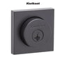 Kwikset 158SQT-514.STRKP Halifax Square Rose Single Cylinder Deadbolt