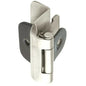 Pair of Double Demountable 1/2" Overlay Cabinet Hinges Satin Nickel BPR8704G10
