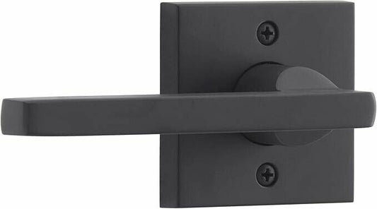 Baldwin HDSQURCSR190 Half Dummy square Door Lever Right Hand 190 Matte Black