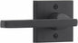 Baldwin HDSQURCSR190 Half Dummy square Door Lever Right Hand 190 Matte Black