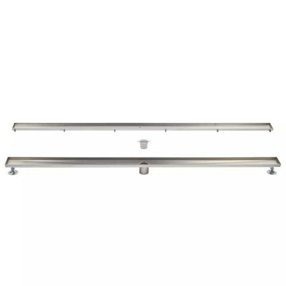 Signature Hardware - 18" Cohen Linear Tile-In Shower Drain - Matte Black