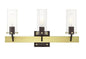 Livex Lighting-17823-12-Beckett-3 Light Bath Vanity Industrial Style-Satin Brass