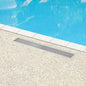 Signature Hardware - 28" Carmen Outdoor Linear Shower Drain - Brushed SS