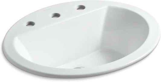 KOHLER K-2699-8-0 BRYANT® OVAL SELF-RIMMING LAV/8 CC - White