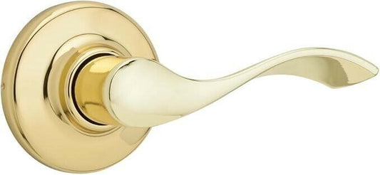 KWIKSET 200BL 3 6AL RCS Balboa Passage Lever, Us3, Polished Brass