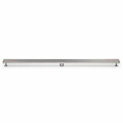 Signature Hardware - 28" Carmen Outdoor Linear Shower Drain - Brushed SS