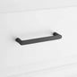 Signature Hardware - Novak - Thin Profile Brass Cabinet Pull-3-3/4"-Matte Black