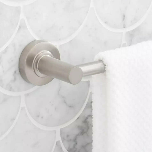 Signature Hardware-Lexia 24" Towel Bar-Brushed Nickel