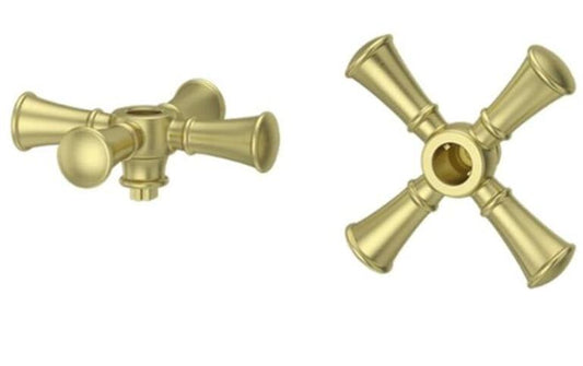 Pfister HHL-049TBBG Tisbury Bathroom Faucet Cross Handles - Brushed Gold