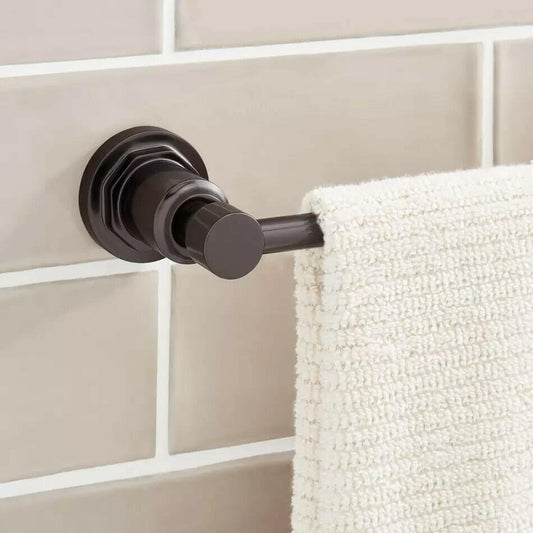 Signature Hardware-Greyfield 24" Towel Bar-Gunmetal