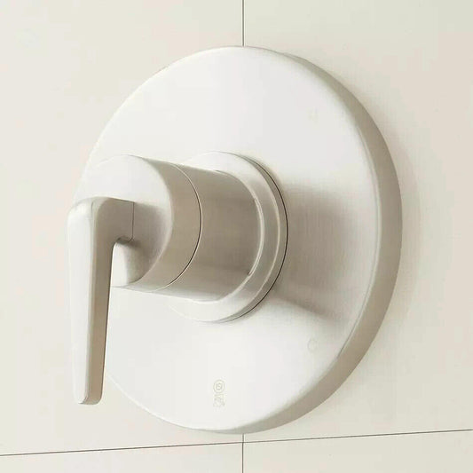 Signature Hardware - Drea Pressure Balance Shower Valve Trim - Brushed Nickel