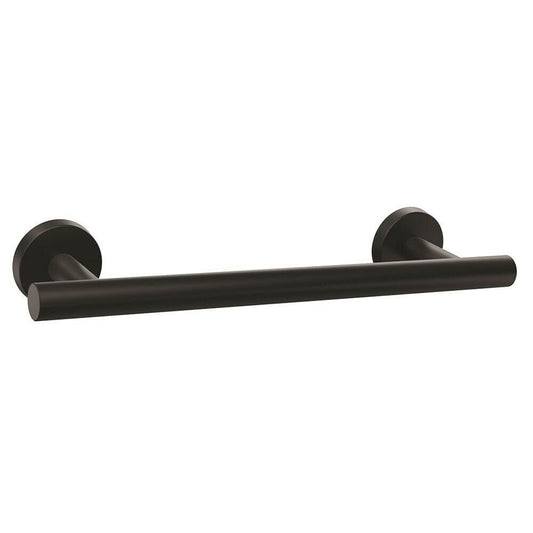 Amerock Arrondi 9" Towel Bar | Matte Black | BH26546MB