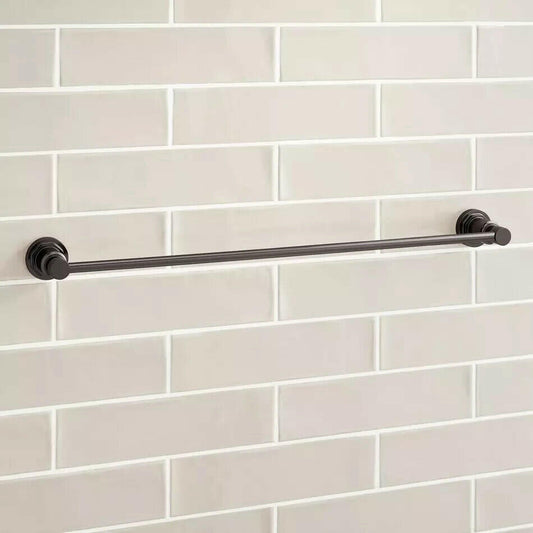 Signature Hardware-Greyfield 24" Towel Bar-Gunmetal