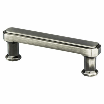 Berenson 9576-1VTN-P - 3" Centers Timeless Charm Pull in Vintage Nickel
