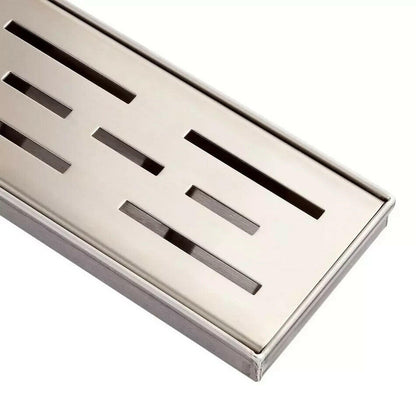 Signature Hardware - Effendi 24" Outdoor Linear Shower Drain - Brushed SS