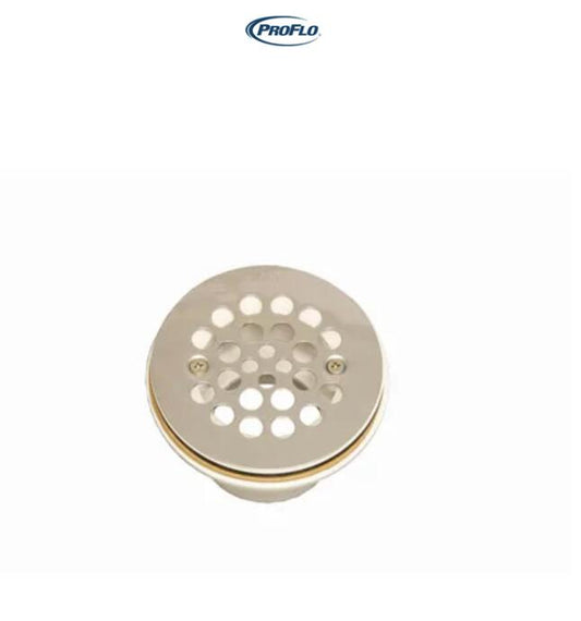 PROFLO Two-Piece PVC Shower Drain - Chrome