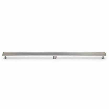 Signature Hardware - Carmen 24"Polished Stainless Steel Rectangular Shower Drain