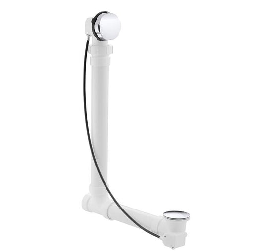 Kohler K-7213-CP Clearflo Cable bath drain w/PVC tubing, Polished Chrome