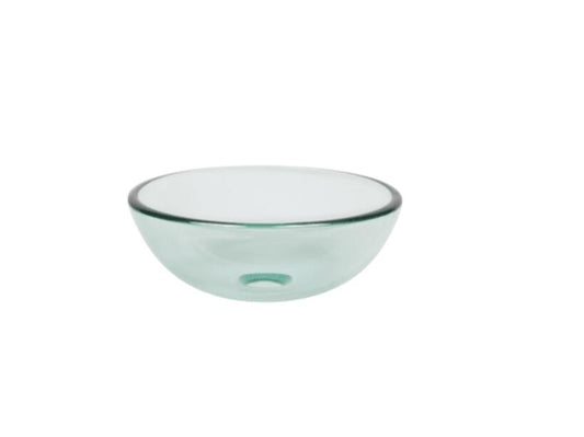 Miseno MVS-TIG-8048-12-NODRAIN 12" Circular Glass Vessel Bathroom - Clear