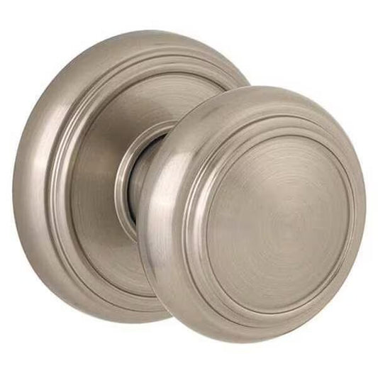 Baldwin 352ATKRDB15 Alcott Satin Nickel Door Knob, Non-Locking, Half Dummy