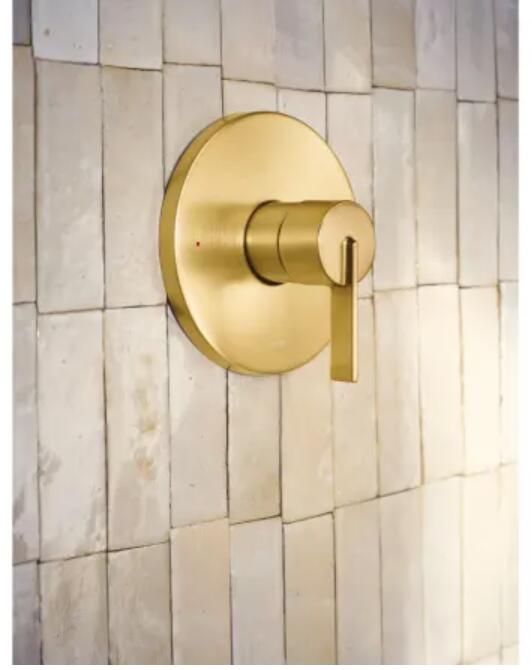Moen UT3362BG Cia Shower Only Trim Package with Single Function Shower Head Gold